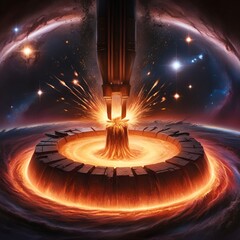The Galactic Forge: Crafting Stars in the Heart of the Universe