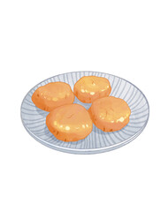 cookies on plate