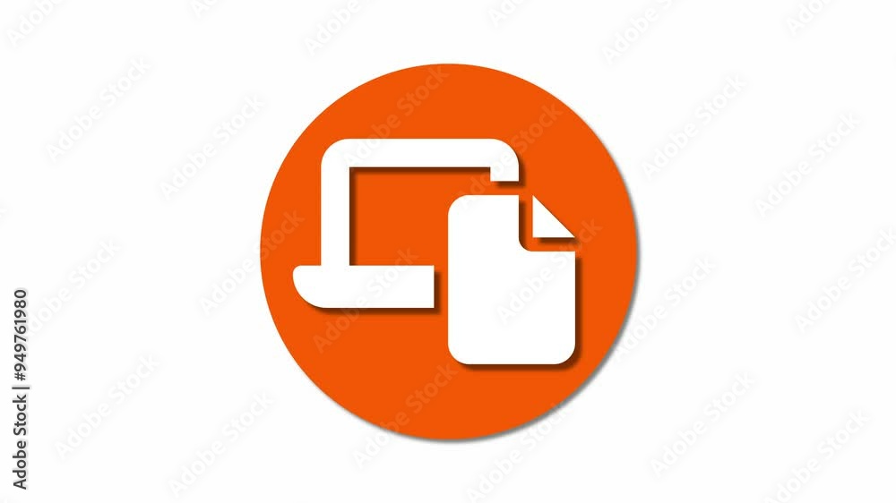 Poster Dynamic copy icon animations ideal for enhancing digital design and interactive clipboard management interface .