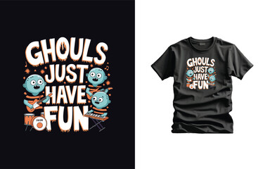 Halloween Creative Vector T-shirt Design Typography illustration