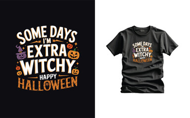 Halloween Creative Vector T-shirt Design Typography illustration