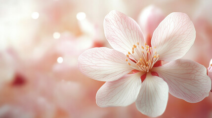 Pink daisy flower, early Spring