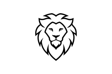 Minimal Abstract Lion Logo - Simple and Elegant Design