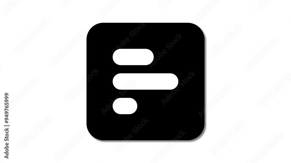 Poster modern menu icon designs for enhancing digital navigation tools and user-friendly interface applicat
