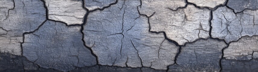 Obraz premium Rugged Tree Bark Texture, Detailed closeup of rough tree bark, perfect for rustic and earthy designs, providing a grounded feel in minimalist settings with ample negative space