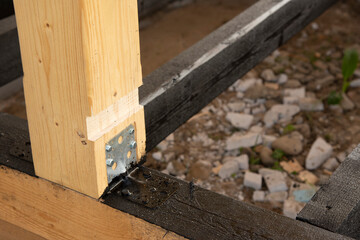 Waterproofing of wooden boards.