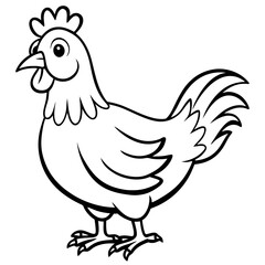 hen and rooster
