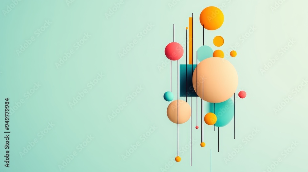 Poster a minimalist design representing a qubit, the fundamental unit of information in quantum computing.