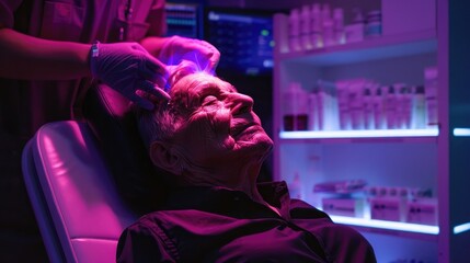 Memory Implant Clinic: A clinic specializing in memory implants and artificial memories, with patients undergoing procedures to alter or enhance their memories