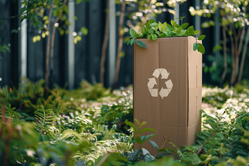 Worldwide ecology protection campaign, eco save planet concept, anti pollution, Generative AI