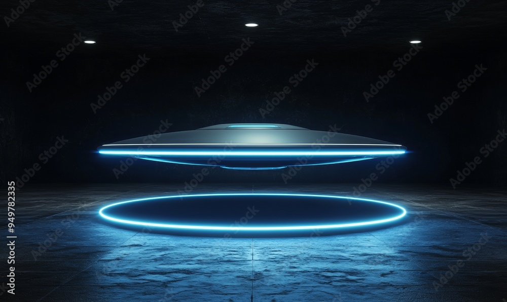 Aufkleber Presentation of 3D hud technology and rendering of 3D illustrations
