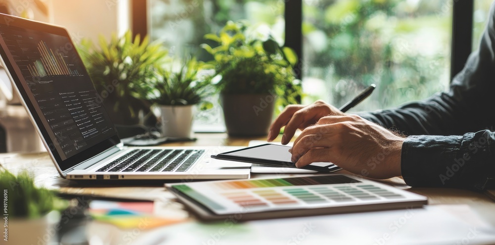 Leinwandbilder Designing UX applications as a UI designer