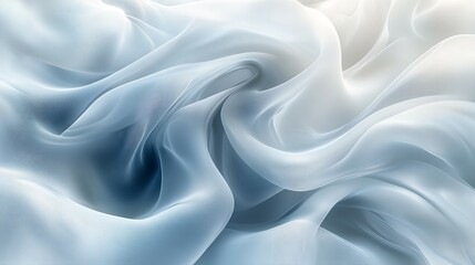 Fototapeta premium Abstract background with light blue waves, folds, and curved lines, perfect for modern design and creative art new beautiful stock image illustration AI