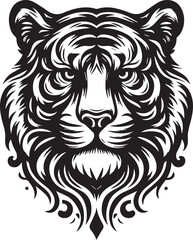 Tiger head vector style logo icon