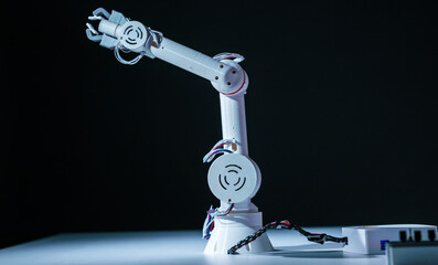 Robotic Arm in Dark Setting