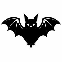 Bat Silhouette Black Vector