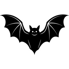 Bat Silhouette Black Vector