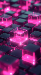background with glowing lights