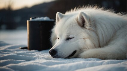 Obraz premium siberian husky dog