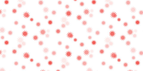 seamless virus pattern monkey pox, New orthopox virus. vector illustration