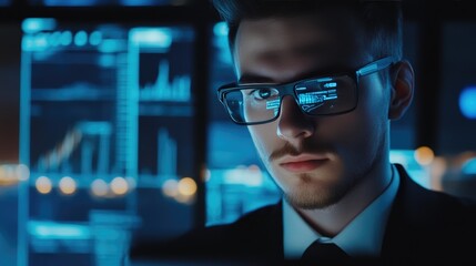 Cybersecurity expert reviews holographic data interface