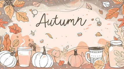 an autumn-themed journal page 