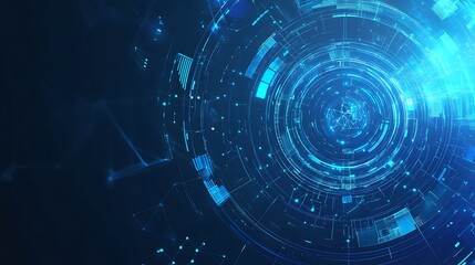 Abstract Futuristic Technology Background