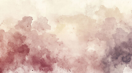Fototapeta premium Plain watercolor background of large washes in neutral colors for graphic design or wallpaper.