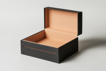 Slide-out packaging with inner drawers and custom inserts, creating a sophisticated unboxing sequence, packaging design unboxing, slide-out and sophisticated