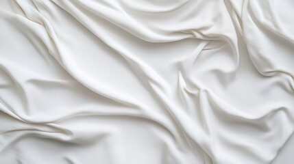 Naklejka premium White Silk Fabric Texture