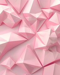Fototapeta premium pink geometric shapes background