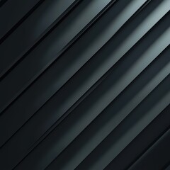 Obraz premium Modern Dark Blue Corrugated Texture, Perfect for Abstract and Architectural Backgrounds, Plenty of Copyspace
