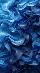 Obraz premium 3d black and blue abstract wallpaper