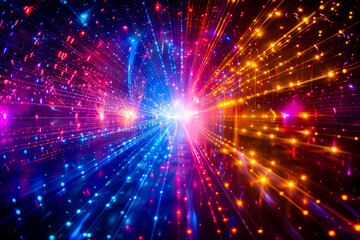 Fototapeta premium Lasershow