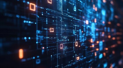 Obraz premium Cyber ​​security and data protection, internet network security, protect business and financial transaction data from cyber attack, user private data security encryption