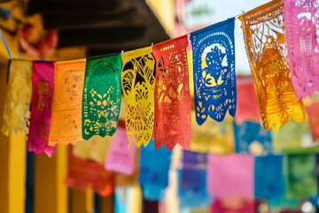 Mexico's Puerto Vallarta, the city with colourful Mexican fiesta flags
