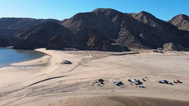 Aerial view of Punta Final mexico