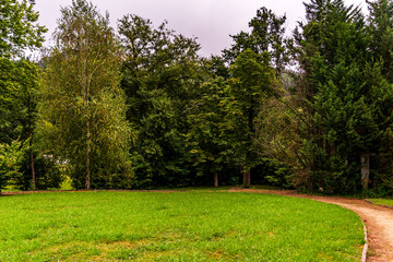 Paisaje en Areatza, País Vasco.
