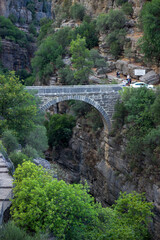 Fototapeta premium Bridge at Koprulu Canyon National Park, Turkey.
