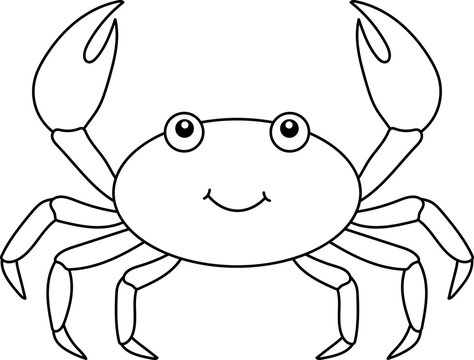 recommend clip art: Cute crab clipart design illustration