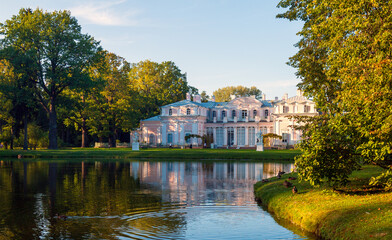 Chinese Palace in Oranienbaum Park, Russia.