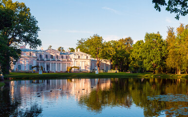 Chinese Palace in Oranienbaum Park, Russia.