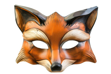 Fox Mask Isolated - Powered by Adobe