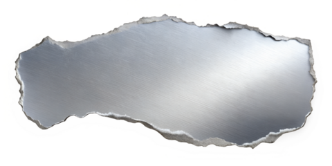 Metallic surface like Turkey's map, cut out transparent