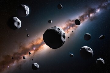 Interstellar Asteroids Swarming Throughout the Universe with Rocky Fragments