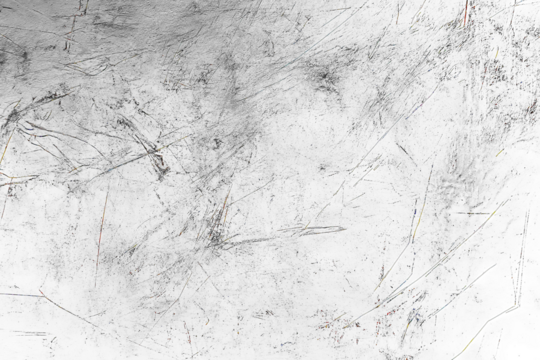 Vignette texture with dust scratches on transparent background