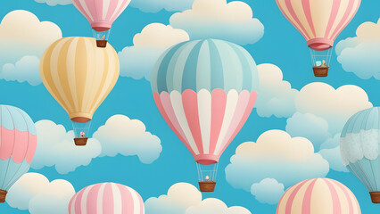 hot air balloons