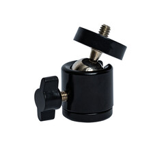 Head Ball Swivel Mount for Camera on Transparent Background