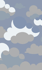 Many different types of clouds can be seen in the vast sky