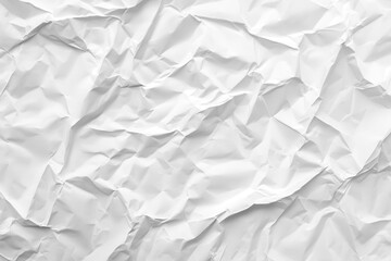 Obraz premium Ahite crumpled and creased glued wrinkled paper poster texture background